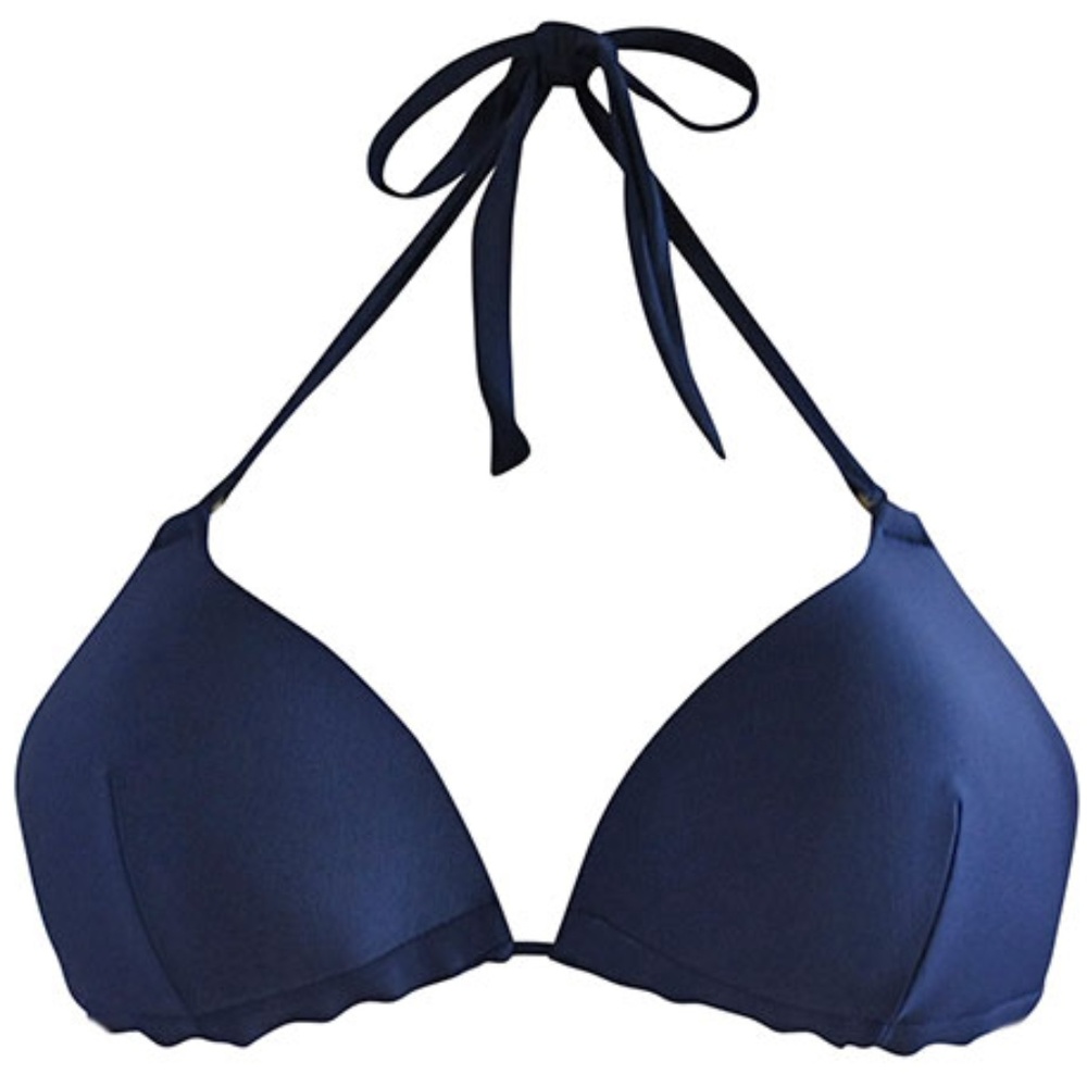 Cia Maritima Navy Padded Bikini Top